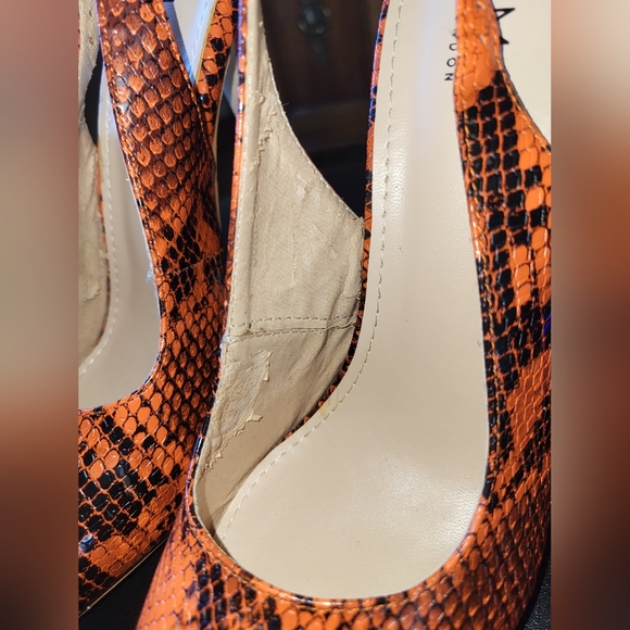 SIMMI London Snakeprint Heels - Picture 6 of 8